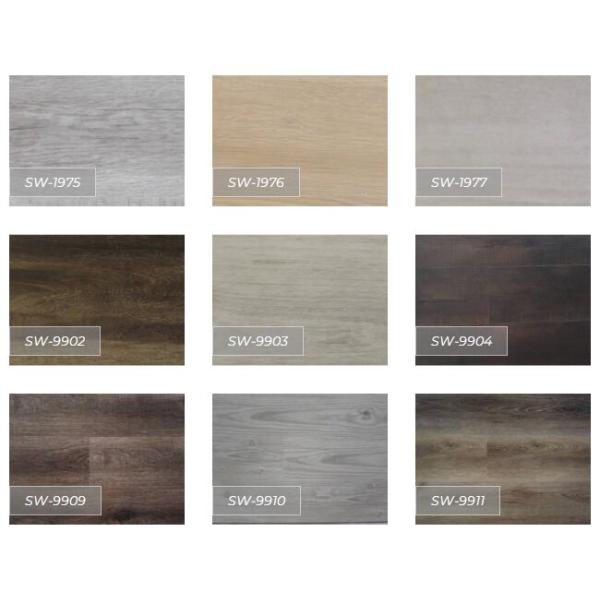 UV Coating Wood Texture 5mm Spc Vinyl Flooring No Formaldehyde