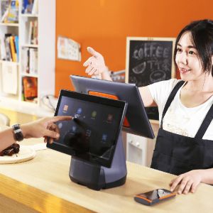 Android 80mm Built In Printer Pos System Equipment For Bar