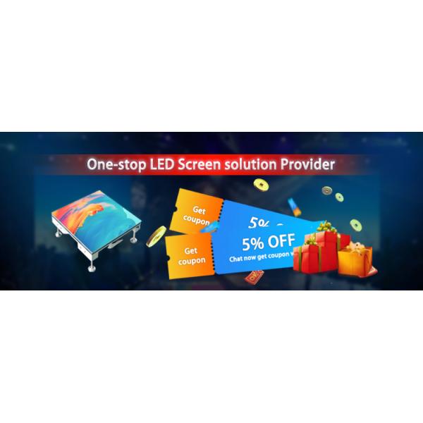 Full Color Dance Floor LED Screen P4.81 LED Screen Floor Tiles With SDK Function