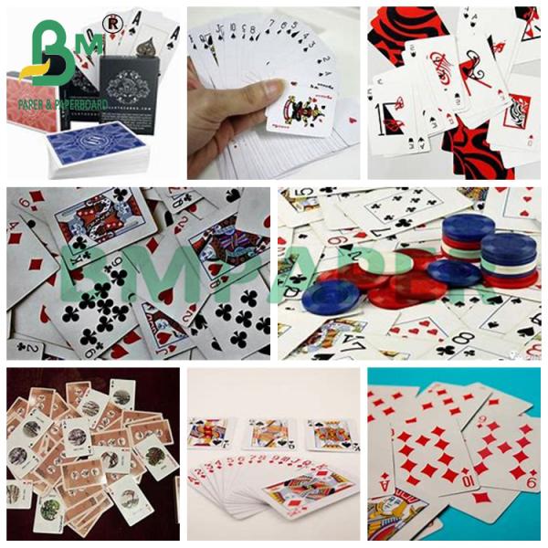 280gsm 300gsm Blue Core Standard Cardstock Poker Paper Sheets 