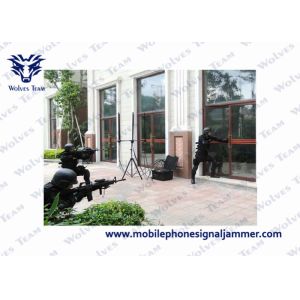 RF Bomb Signal Jammer , Cell Phone Blocking Device Fully Portable Trolley Type