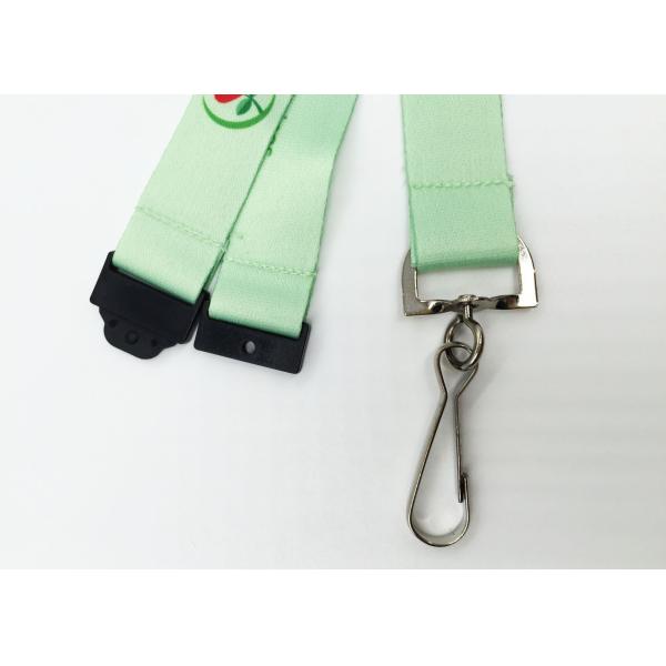 Name Printing Trade Show Lanyards , Polyester Multi Colored Lanyards With Card Holder