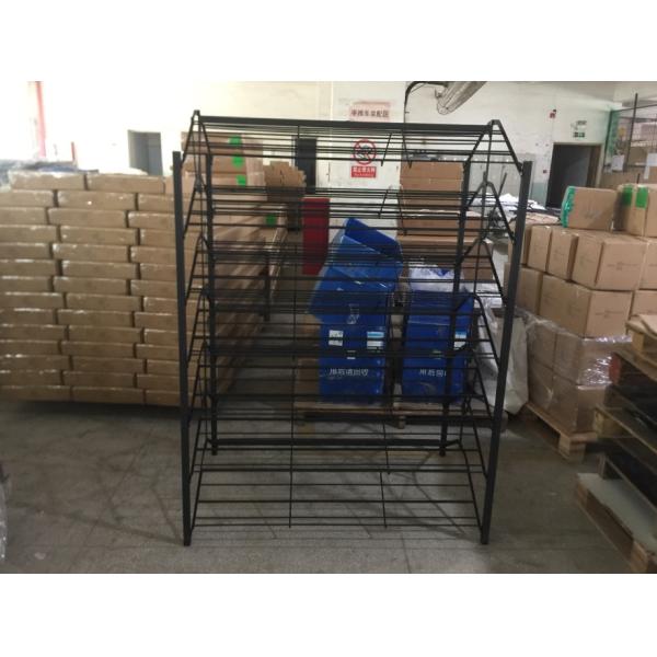 Entryway 7 Tier Vertical Shoe Rack Foldable Shoe Rack Freestanding Multifunction