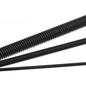Quality Carbon Steel Plain Direct Black Oxide DIN938 Stud Bolts Lead Screw with ZINC Finish for sale