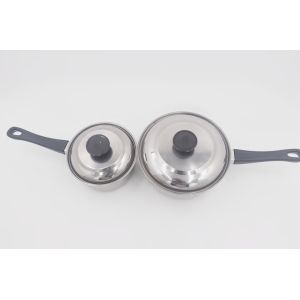 China Restaurant Induction 16cm Stainless Steel Stew Pot Non Coating on sale
