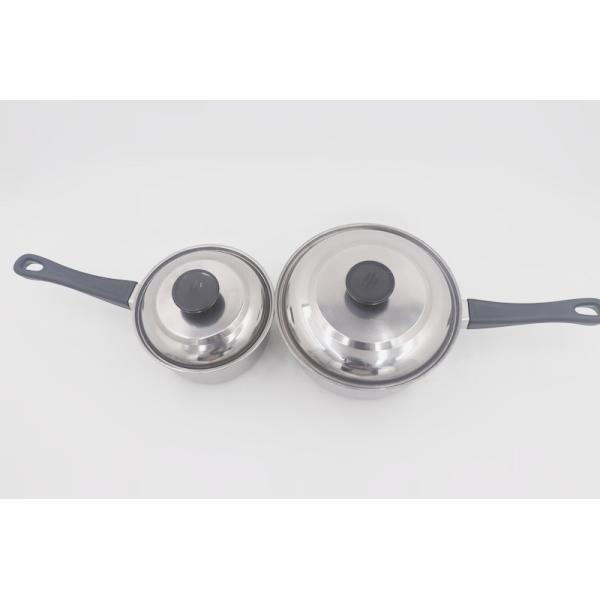 Restaurant Induction 16cm Stainless Steel Stew Pot Non Coating
