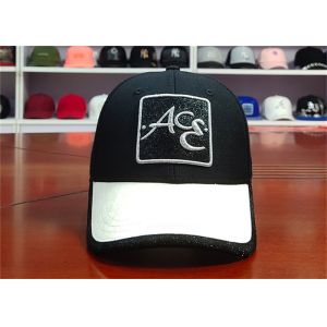 China Unisex 3D Embroidered Baseball Caps ACE Adjustable Metal Back Closure on sale