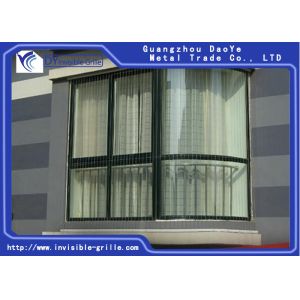 Balcony Safety Grilles Aluminium Rail Track With 10 Years Warranty