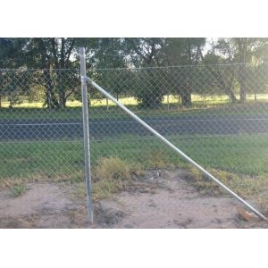 Security 4ft Diamond Mesh Fencing Galvanized Commercial