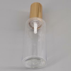 60ml 70ml Travel Spray Bottle with Golden Press Pump