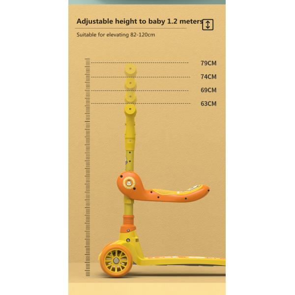 Balance Children's Car Adventure Ride On Scooter Bike for 2-6 Years Old Boys and Girls