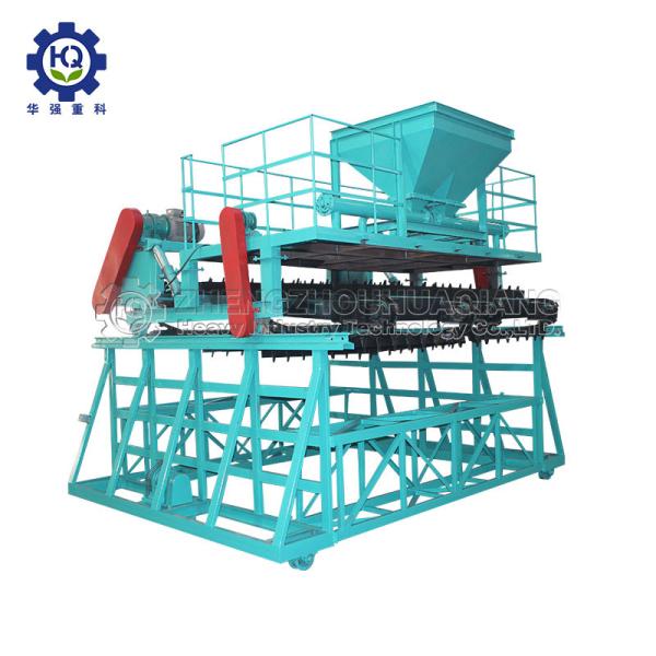 Buy Fully Automatic Chain Plate Type Sludge Organic Waste Fertilizer Compost Turning Machine at wholesale prices