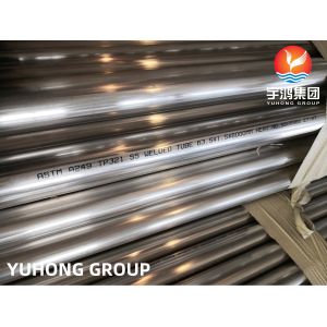 ASTM A249 TP321 Austenitic Stainless Steel Welded Condenser Tubes
