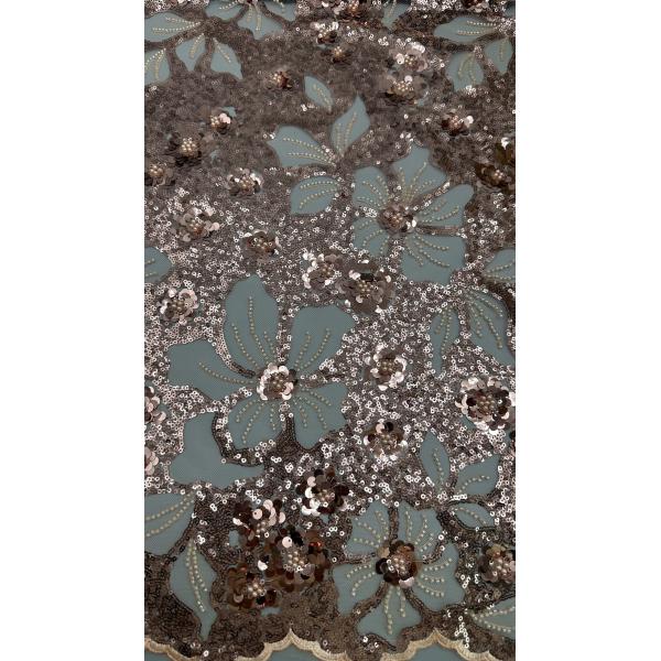 Black Midnight Sequin Lace With Micro Sequins Unique Depth And Sparkle For Sophisticated Evening Wear