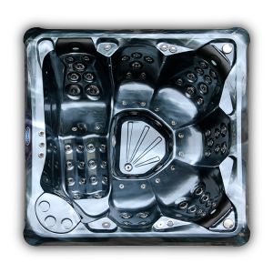 5 Person Deluxe Outdoor Hot Tub Spa With Premium Lighting And A Backlit