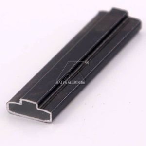 Quality Durable Aluminum Extrusion Profiles , Aluminum Window Profile Black Powder Coating for sale