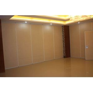 MDF + Aluminum Office Partition Walls / Conference Room Sliding Folding