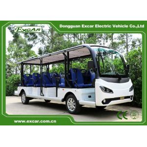 14 Seaters Electric Sightseeing Bus With EPS Steering System