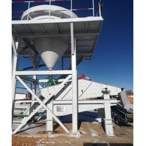 10000 KG Silica Sand Processing and Washing Plant Sand Washer