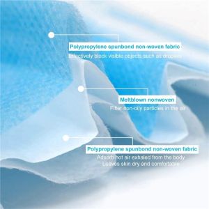 Breathable Disposable Surgical Mask , Lightweight Medical Isolation Face Masks