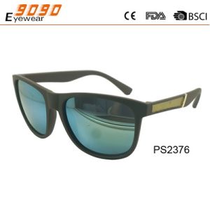 Sunglasses in fashionable design,made of plastic,special temples,suitable for