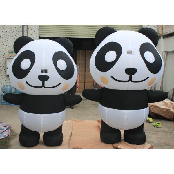 Giant Inflatable Panda Bear For Promotion , Attractive Custom Inflatable