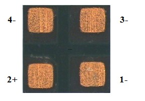 TRI-COLOR 0404 SMD LED,1.0X1.0X0.55MM, SUPER BRIGHT LED,LOW POWER LED,20MA CURRENT,LOW VOLTAGE