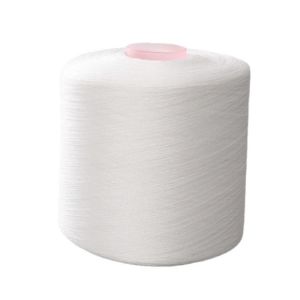 20/2 40/2 Raw White 100% Polyester Ring Spun Yarn with S/Z Direction