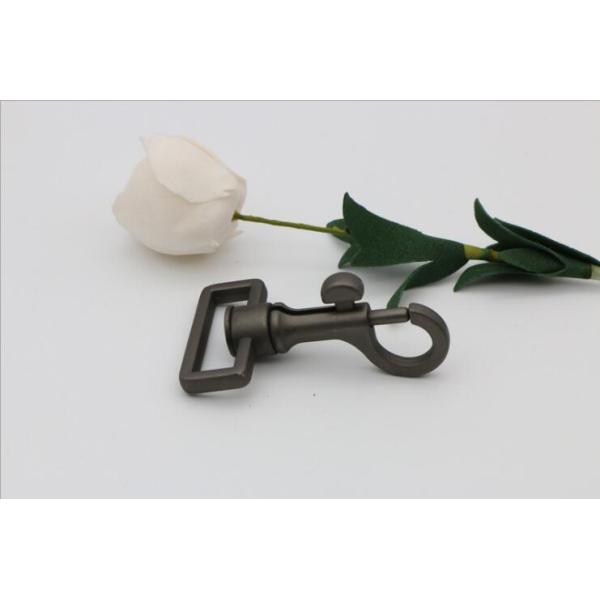 Europe & America style zinc alloy black 32 mm dog snap hook with hanging plating