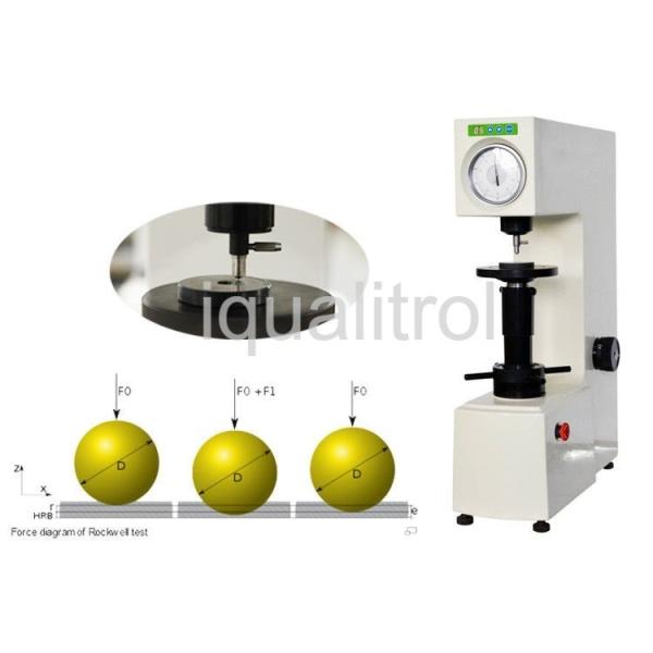 Dial Reading Motorized Loading Superficial Rockwell Hardness Tester Adjustable