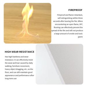 SPC Wall Panel 600*2440*4mm Waterproof And Flame Retardant WPC Wall Panel PVC