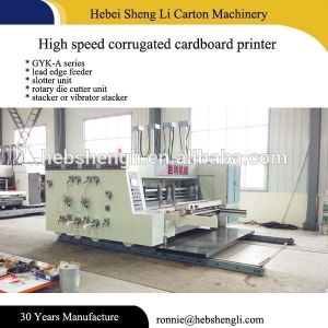 Efficient Flexo Box Machine 1 Year Warranty