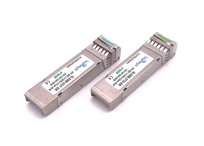 40km 10g Bidi Wdm Smf Sfp+ Bidi Optical Transceiver Tx 1270nm For 10ge