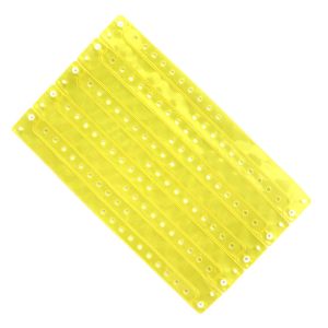 Soft Personalised Vinyl Wristbands , Snap Lock Vinyl ID Wristbands