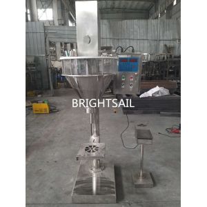 Stainless Steel 2.5kw Auger Powder Filler 10g To 5000g Filing Weight
