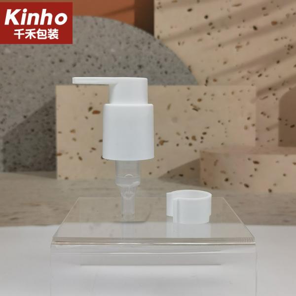 Plastic Matt Cream Serum Foundation Treatment Pump 0.65cc 1cc With Clip