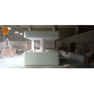 Acrylic Solid Surface Big Bar Counter With Easy Repairable
