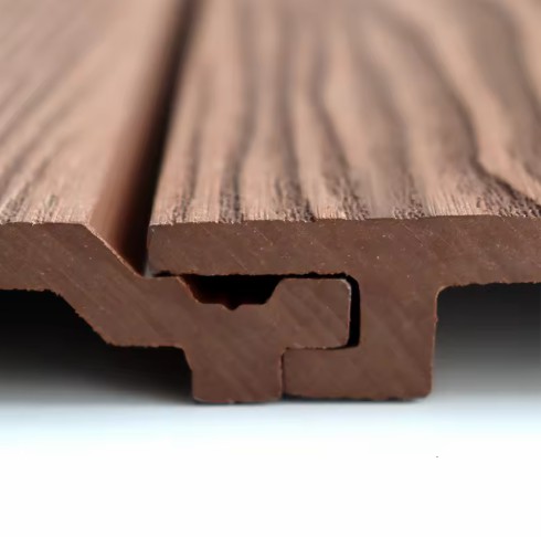 UV-Resistant WPC Cladding Outdoor Decoration Coextrusion WPC Wall Panel