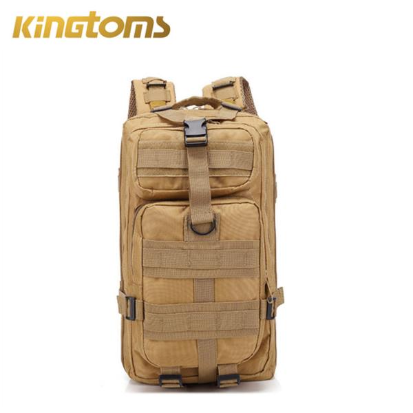 35L 900D Tactical Hiking Backpack Coyote Brown Double Stitched