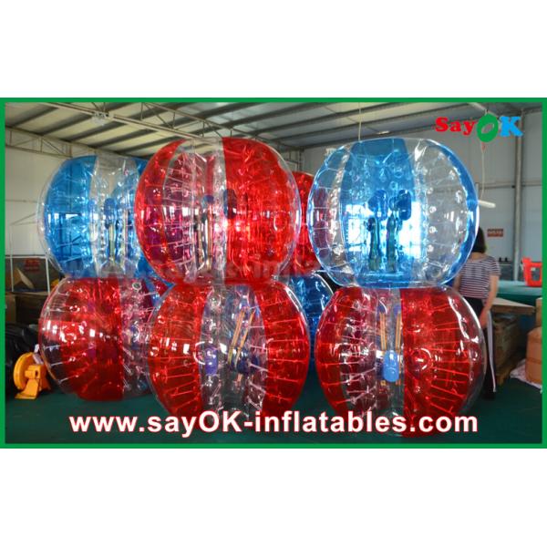 Inflatable Lawn Games Transparent PVC / TPU Inflatable Soccer Bubble Human Ball For Adult / Kid