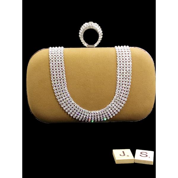 New handmade diamond evening bag banquet upscale bridal clutch bag Europe