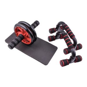 2pcs Ab Wheel Roller Set Double Wheel Abs Health Abdomen Round