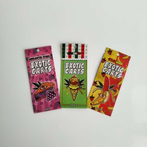 China Three Side Sealed Plastic Pouches Packaging Resealable Zip Vape Oil Pen Cartridge Bag on sale