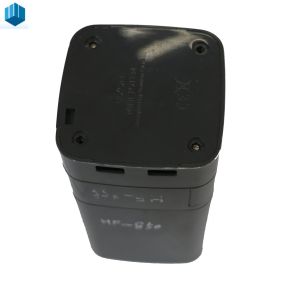 Black Custom Molded Plastic Parts Charging Converter Plastic Case