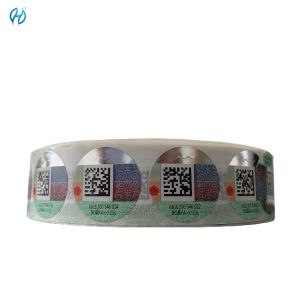 Custom Holographic Label Offset Printed Permanent Adhesive Glossy/Matt Finish