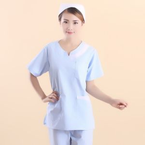 Quality Top- TC 65/35 or 100% Cotton Nurse/Doctor Uniform Fabric Width 58/60 Customized Color for sale