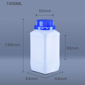 ODM 1000ML Wide Mouth Plastic Containers High Density Polyethylene material