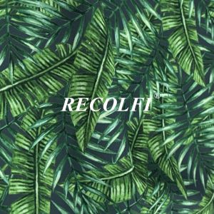 Glitter Printed Stripe Activewear Made From Recycled Plastic High Elastic