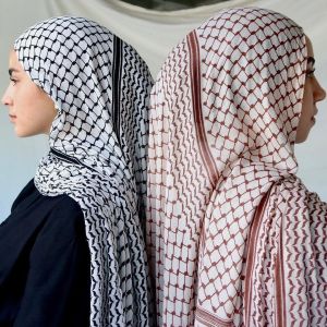 Wholesale New Middle East Muslim Women Keffiyeh Shemagh Palestine Printed