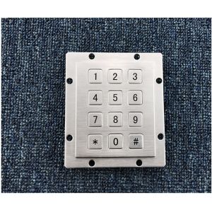China 3x4 stainless steel keypad numeric keypad on sale